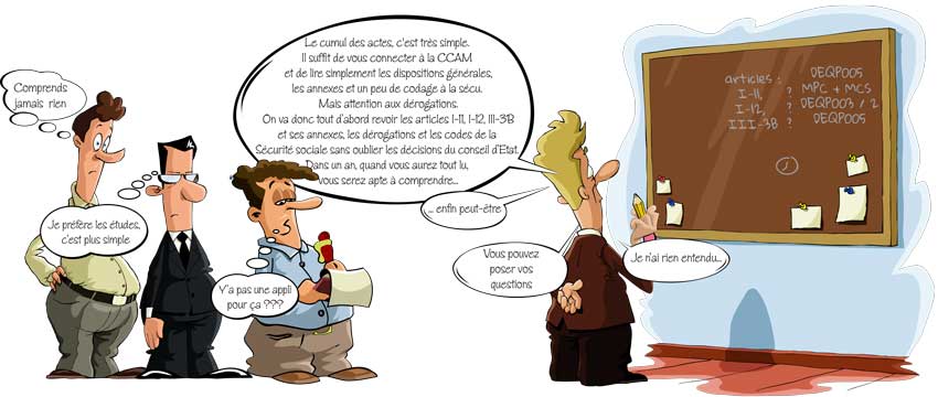 Rappel sur quelques règles d&rsquo;associations d&rsquo;actes